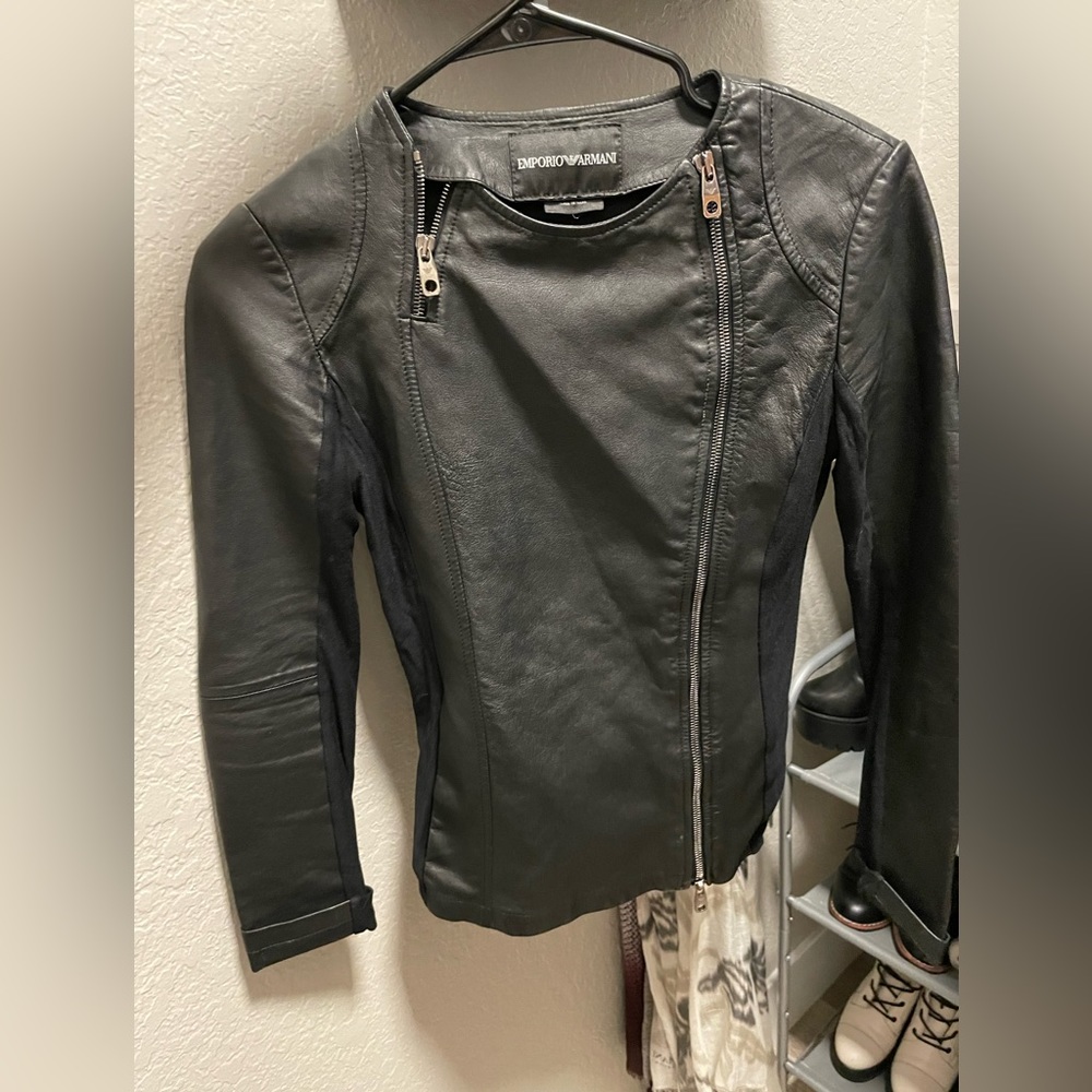 Emporio Armani Leather Jacket